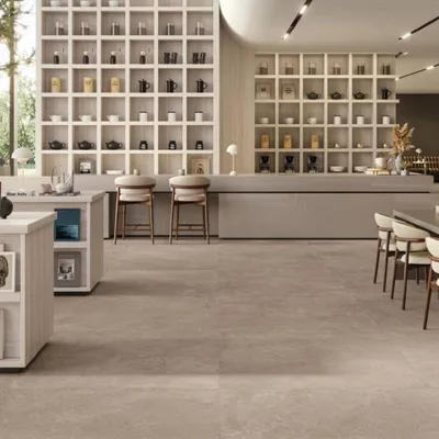 Produktbild von CASA39 Fliesen Steinoptik  120x120 cm Supergres Whisper