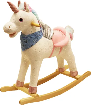 Immagine prodotto di Wiky unicorno a dondolo con effetti arcobaleno 74x30x65 cm