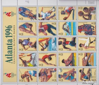 Produktbild von Briefmarken USA 1996 Mi 2705-2724 Zd-Bogen (kompl.Ausg.) postfrisch Olympische Sommerspiele