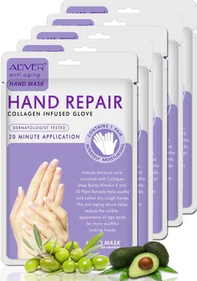 Produktbild von Handcreme Pflegecreme Handpflege Handmaske mit Kollagen, 5 Paar