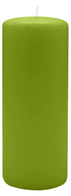 Produktbild von Stumpenkerzen 300 x Ø 80 mm, Limonegrün, 2 Stück