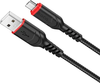 Zdjęcie produktu dla Kabel USB A do Micro USB Hoco 2,4A 3 m X59 czarny