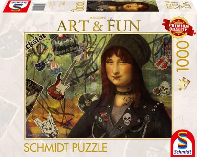Zdjęcie produktu dla Schmidt Spiele Puzzle 1000 El. Mona Lisa -