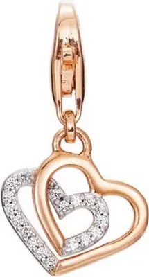 Produktbild von Esprit Anhänger Charms Silber rosé promise of love ESCH91568B000