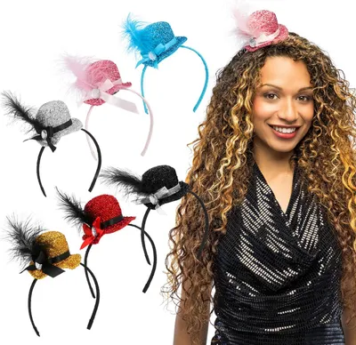 Obrázek produktu pro Boland 76303, Diadém, Dospělý, Ženy, Feather, Polyester, Vícebarevný, 50 g