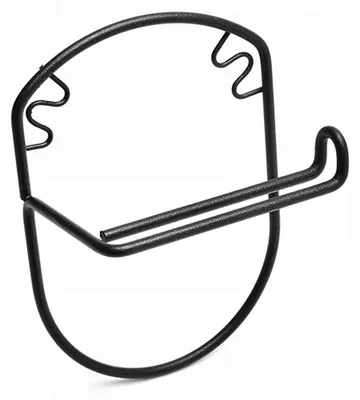 Produktbild von Ander Toilettenpapierhalter Schwarz mit Saugnapf