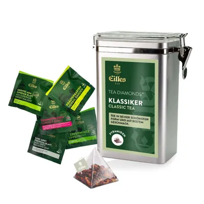 Produktbild von KLASSIKER TEE Aromadose mit 5 Sorten der wichtigsten EILLES Tea Diamonds