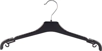Produktbild von Kleiderbügel für Hemden und 2-Teiler 43 cm schwarz W6Tb NEU 20 Stück