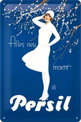 Produktbild von Nostalgic-Art - Blechschild 20 x 30cm - Persil - Weisse Dame Blau