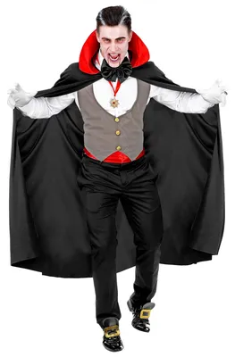 Immagine prodotto di Costume da vampiro con mantello da vampiro Halloween M/L