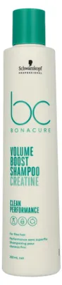 Produktbild von Schwarzkopf Shampoo Schwarzkopf BonaCure Clean Performance Volume Boost Shampoo Creatine 250ml