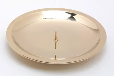 Produktbild von Kerzenteller, Teller, Kerzenuntersetzer mit Dorn D 13 cm