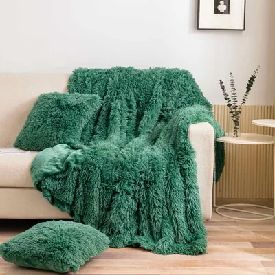 Produktbild von Grüne Decke Pelz Yeti 150X200