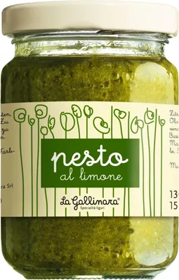 Produktbild von La Gallinara Pesto al limone / Pesto mit Zitronen 130 gr.