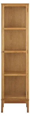 Produktbild von Vigga Vitrinenschrank 1 Glastür Eiche.