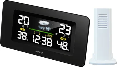 Obrázek produktu pro SENCOR SWS 5270 - Meteorologická stanice, předpověď počasí, měření teploty a vlhkosti, indikátor trendu počasí, výstraha