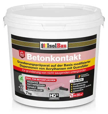 Produktbild von Isolbau Betonkontakt - 7 kg Betongrund zur Grundierung von glatten Untergründen aus Beton und Stahlbeton