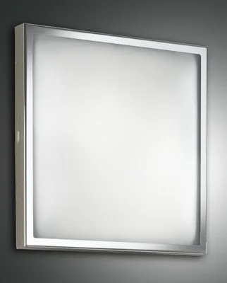 Produktbild von Fabas Luce LED Deckenleuchte Osaka 120x400mm 24W Warmweiß verchromt,  Italy