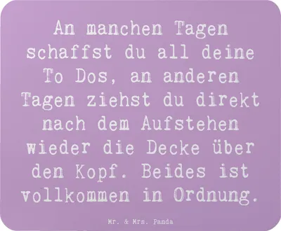 Produktbild von Mr. & Mrs. Panda Mauspad Spruch Tapferkeit im Alltag - Lavendeltraum - Geschenk, Aufgaben, pc, Motivation, Ruhe, mousematte, Zitat, Mouse Pad, Herausforderungen, Gefühl