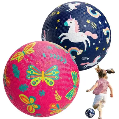 Productafbeelding van Solidchoice - Set van 2 Dodgeballs 16 cm voor Kinderen