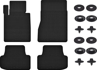 Produktbild von Gummimatten Mit Stoppern Für: Bmw X6 F16 (2014-) Schwarz Set