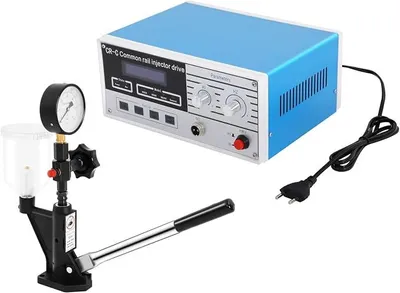 Produktbild von Diesel Einspritzdüsentester mit Doppelter Skalierung,Einspritzdüsen Prüfgerät mit Manometer 0-60mpa,CR-C Common Rail Einspritzdüsenprüfgerät,S60H Kraftstoffdüsen-Tester