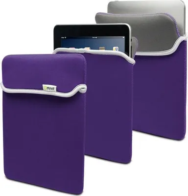 Produktbild von Muvit MUCLPNEIPAD004, Grau, Violett, Neopren, iPad
