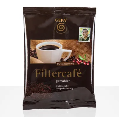 Produktbild von Gepa Filtercafé Portionsbeutel 60 x 60g gemahlener Kaffee