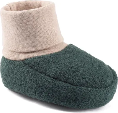 Produktbild von Hofbrucker Baby Wollwalk Schuhe Elias, Größe:16/17, Design:Waldgrün