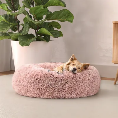 Produktbild von Weiches Hund- und Katzenbett in Rosa