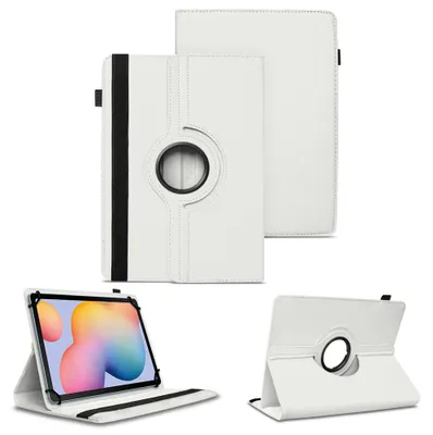 Produktbild von Tablet Hülle für Samsung Galaxy Tab S6 Lite Schutzhülle Tasche Cover DrehbarFarben:Weiss
