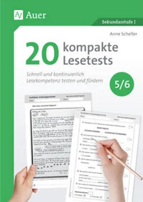 Image de 20 kompakte Lesetests für Klasse 5-6
