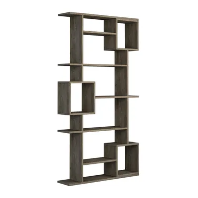Produktbild von DECORTIE - SOTO BÜCHERREGAL - Dunkler Kaffee - 25 x 173 92 cm