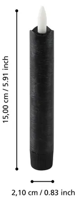 Produktbild von EGLO Antanabe LED-Kerze für den Innenbereich, 2,1 cm Durchmesser, 15 cm Höhe
