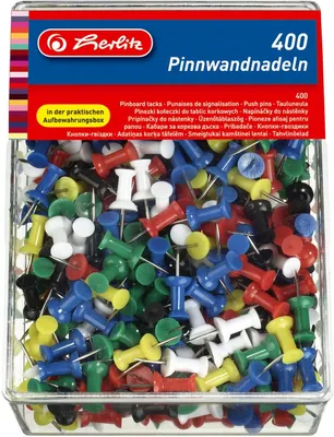 Produktbild von Pinwandnadeln VE=31x400 Stück sortiert
