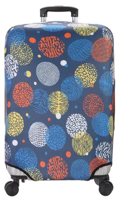 Image de Housse de protection pour valise, adaptée aux valises de 66 à 75 cm, housses de valise élastiques et lavables