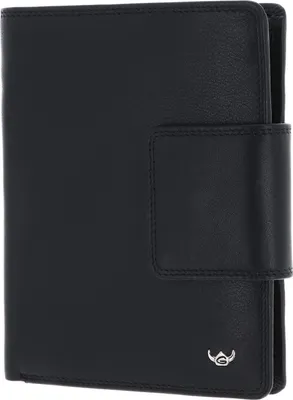 Produktbild von Golden Head Geldbörse Polo RFID Protect Billfold Coin Wallet with Snap Closure Black schwarz