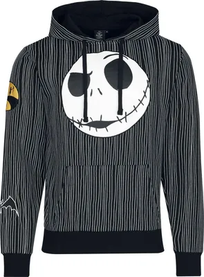 Produktbild von The Nightmare Before Christmas Kapuzenpullover Herren Pinstripe Jack schwarz S