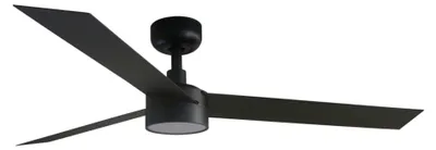Zdjęcie produktu dla Energooszczędny wentylator sufitowy z oświetleniem LED i pilotem Cruiser L Black 132 cm