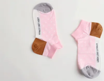 Produktbild von MEGAGROUP Quarter Socken Kurzschaft Frottee gepunktet 1 Paar 35-39 Low Cut socks hellpink
