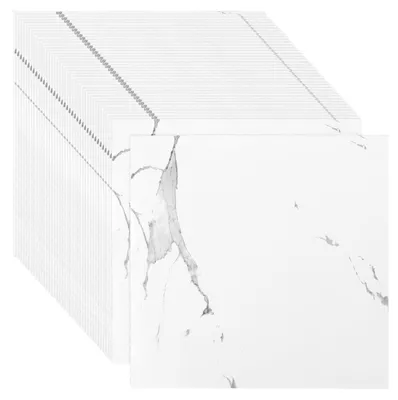 Image de Revêtement de sol en PVC adhésif, 30 x 30 cm (lot de 40 pièces)
