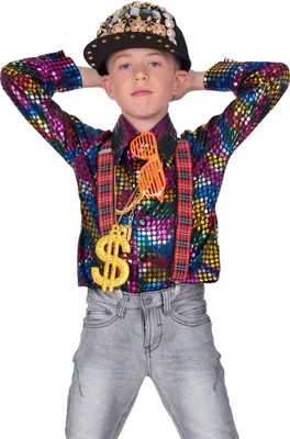Produktbild von 80er Jahre Disco Dancer Kinderkostüm