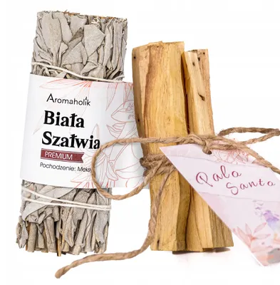 Produktbild von Aromaholik Palo Santo & Weißer Salbei Räucherstäbchen Natürlich