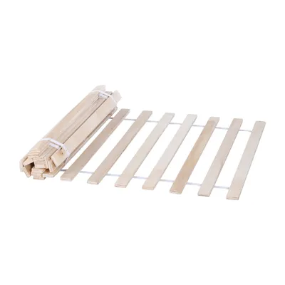 Immagine prodotto di Rete a doghe robusta per letti Montessori a terra e letti a casetta 90 x 200 cm - Rete a doghe in legno naturale non trattato