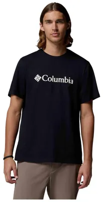 Image de T-shirt Columbia Camiseta Columbia CSC Basic Logo manga corta puro blanco pour Homme