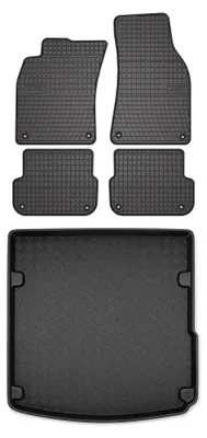 Obrázek produktu pro Gumové autokoberce SolidPRO + vana kufru pro: Audi A6 C6 2004-2006 sedan 5 ks
