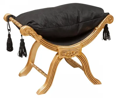 Produktbild von Biscottini Eingangsbank 75 x 45 x 55 cm | Elegante Schlafzimmerbank aus Stoff |