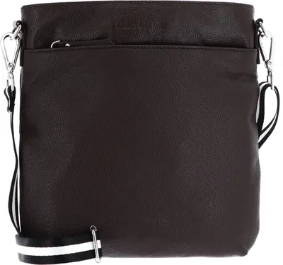 Produktbild von bruno banani Leder Umhängetasche Crossbody Bag Brown dunkelbraun