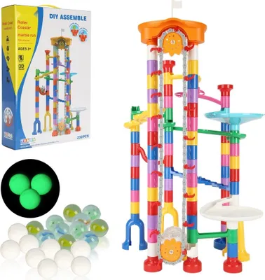 Image de Jeu de billes 230 pièces avec ascenseur motorisé - Cadeau jouet éducatif
