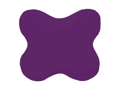 Produktbild von Bezug ACAMAR Schmetterlingskissen : Farbe - Lila